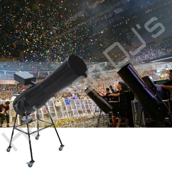Electric powered confetti cannon - Large Electric Confetti Blower Hire