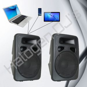 2 Speakers that Connect to Your Mobile Device - Level 1 Phone Package Hire