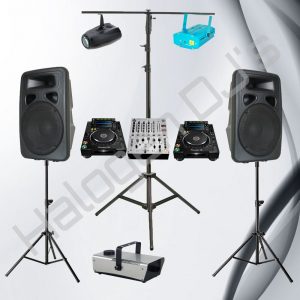 2 CDJ2000, DJM600, Speakers, Lighting and Smoke Machine - Level 2 DJ Package Hire