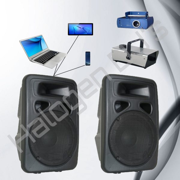 2 Speakers, Smoke Machine and Laser Light - Level 2 Phone Package Hire