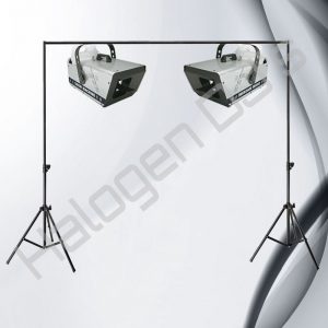 2 of Our Snow Machines with Stands - Level 2 Stage Effect Package Hire