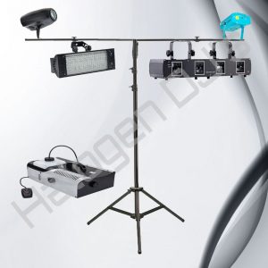 DJ Lighting, Strobe Light, Laser Lights, Smoke Machine and Lighting Stand - Level 3 Lighting Package