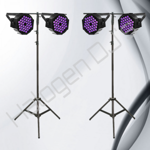 4 Flat Panel UV Lights and Stands - Level 5 Lighting Package Hire