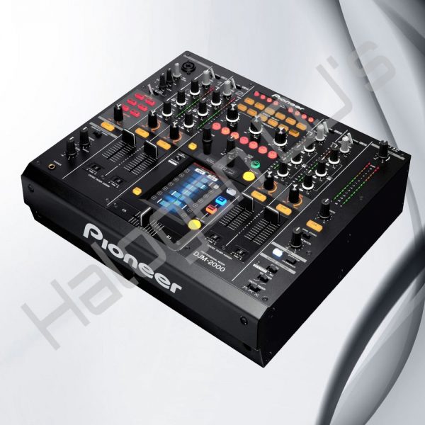 Pioneer brand DJM2000 series four channel DJ mixer - Pioneer DJM2000 4 Channel DJ Mixer Hire