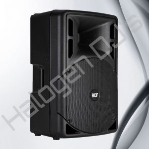 RCF brand ART310A MK4 series 15 inch and 800 watt active/powered speaker - RCF ART310A MK4 15 Inch 800W Powered Speaker Hire with Halogen DJ Company