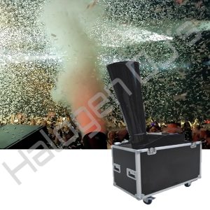 CO2 powered confetti stage special effect machine continuous feed - BIG CO2 Confetti Blower Hire
