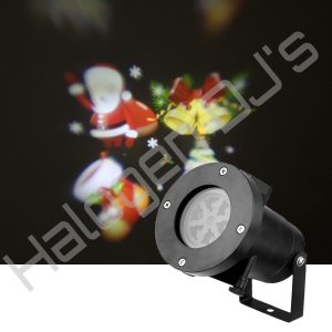 Gobo light with Christmas themed image projection - Christmas Effect Projection Gobo Light Hire