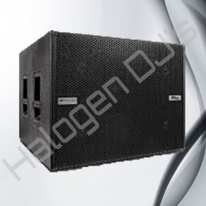 dBTechnologies brand VIO S118 series flyable subwoofer for flying line array systems - dBTechnologies VIO S118 Flyable Subwoofer Hire with Halogen DJ Company