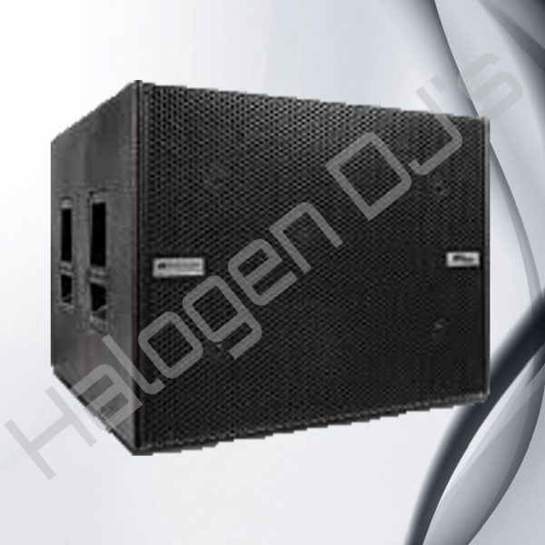 dBTechnologies brand VIO S118 series flyable subwoofer for flying line array systems - dBTechnologies VIO S118 Flyable Subwoofer Hire with Halogen DJ Company
