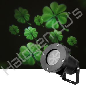 Four lead clover projection - Four Leaf Clover Effect Projection Gobo Light Hire