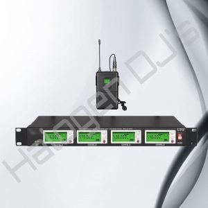 Cordless lapel microphone with receiver - Receiver and 1 x Wireless Lapel Microphone Hire