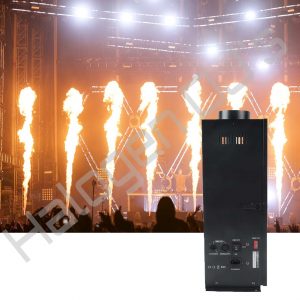 Single shot flame effect canister fed stage atmospheric effect machine - Single Head 100W Flame Machine Hire