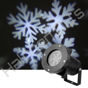 Gobo projection light of snowflakes - Snowflake Effect Projection Gobo Light Hire with Halogen DJ Company