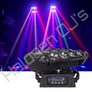 80 watt spider beam moving head light - Spider Beam 8 x 10W Moving Head Light Hire