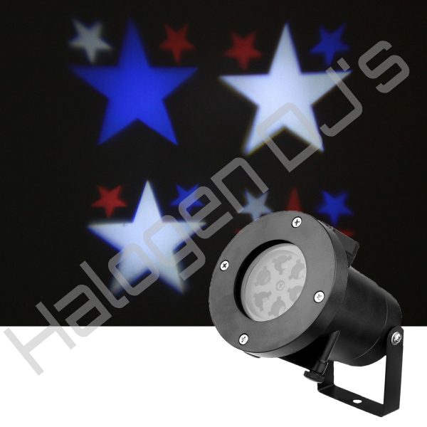 Gobo light projection of stars - Star Effect Projection Gobo Light Hire with Halogen DJ Company