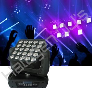 300 watt LED Wash Moving Head Light - Wash 4 in 1 LED 25 x 12W Moving Head Light Hire