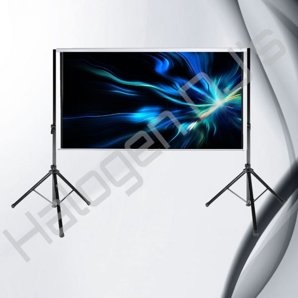 1.8 by 1.4m front projector screen - 1.8m x 1.4m Roll Down Front Projector Screen Hire with Halogen DJ Company