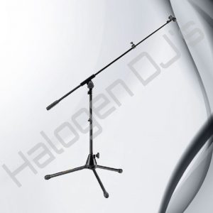 Boom microphone stand design with tripod legs - Boom Mic Stand Short Microphone Stand Hire with Halogen DJ Company