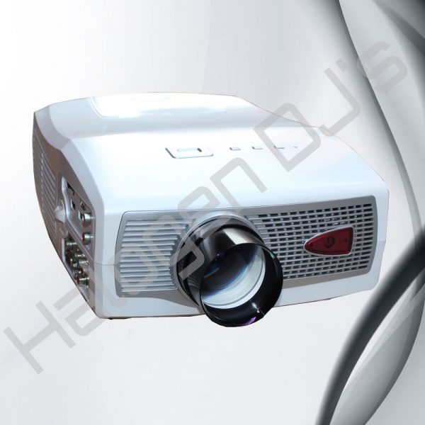 ANSI LCD projector with 2500 lumens and HD - LCD Projector HD198 2500 ANSI Lumens Hire with Halogen DJ Company