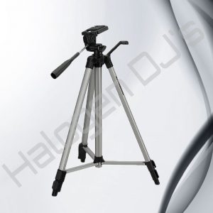 Tripod legged portable camera stand - Light Weight & Fold Up Camera Stand Hire with Halogen DJ Company