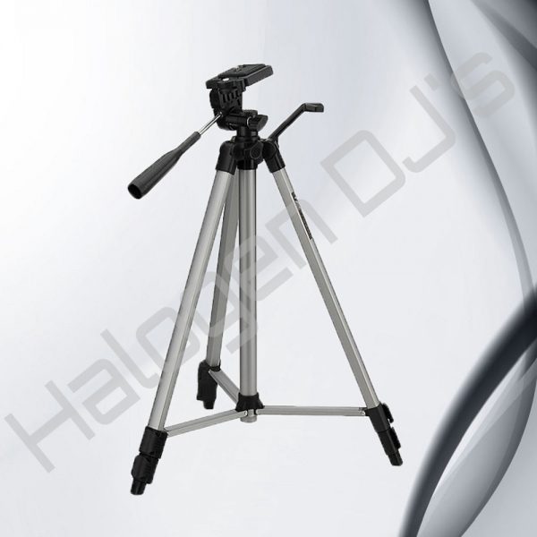 Tripod legged portable camera stand - Light Weight & Fold Up Camera Stand Hire with Halogen DJ Company