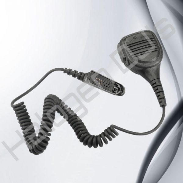 Speaker microphone for use with Motorola brand GP328 series walkie talkie - Motorola GP328 Radio Speaker Microphone Hire with Halogen DJ Company