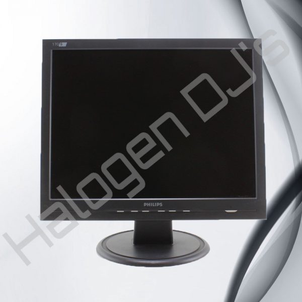 Phillips brand computer monitor - Philips 170s Computer Monitor Hire with Halogen DJ Company