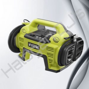 Ryobi brand Inflator Deflator - Ryobi CIT1800G Inflator Deflator Hire with Halogen DJ Company