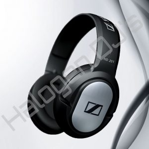 Sennheiser brand padded and cupped DJ headphones for hire - Sennheiser 201 Headphone Hire with Halogen DJ Company