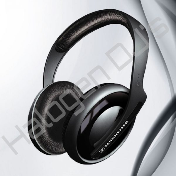 Sennheiser brand padded and cupped DJ headphone hire - Sennheiser HD 202 II Headphone Hire with Halogen DJ Company