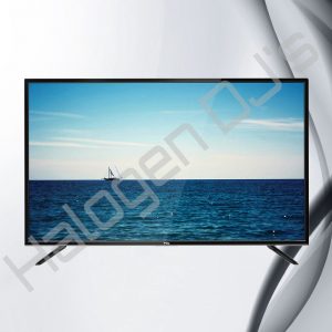 TCL brand 48 inch sized screen TV with HD, LED and Smart design - TCL 48E4900FS 48 Inch TV Full HD LED Smart TV Hire with Halogen DJ Company