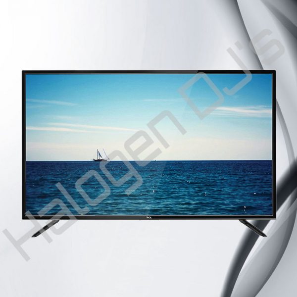 TCL brand 48 inch sized screen TV with HD, LED and Smart design - TCL 48E4900FS 48 Inch TV Full HD LED Smart TV Hire with Halogen DJ Company